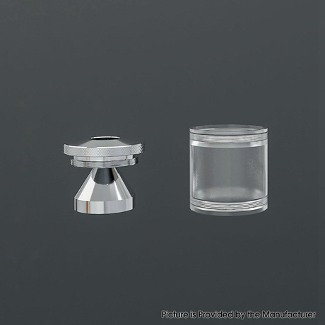 SXK Taifun GT One Style RTA Replacement Short Tank Tube Kit - 2.0ml, 316SS + PCTG