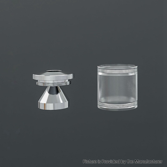 SXK Taifun GT One Style RTA Replacement Short Tank Tube Kit - 2.0ml, 316SS + PCTG