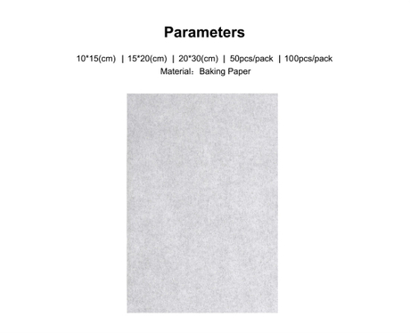 LTQ Vapor Rosin Press Paper – Non-Stick, Heat-Resistant Parchment Paper for Wax & Oil Extraction 50pcs/pack