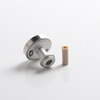 ShenRay Squ Arise Style RTA Rebuildable Tank Vape Atomizer - Silver, 316SS + PSU, 4.0ml, DL / MTL, 24mm Diameter