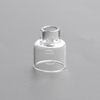 Authentic Damn Vape Mongrel RDA Replacement Glass Top Cap - Transparent, 26mm Diameter