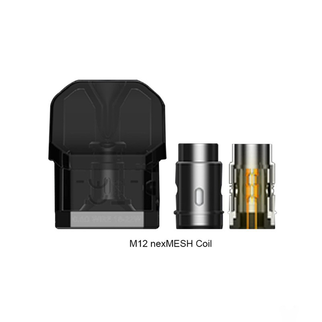 Wotofo Manik Mini Pod System Kit Replacement Mini Pod Cartridge - 3.0ml, M12 nexMESH Coil 0.6ohm (3 PCS)