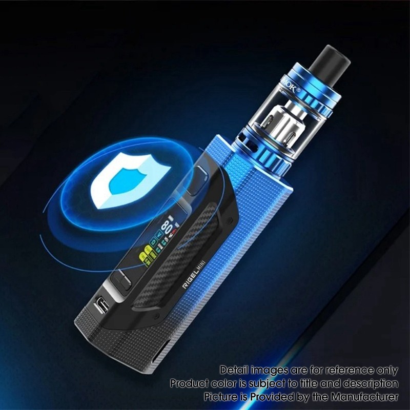 SMOKTech SMOK Rigel Mini Kit 80W Box Mod with TFV9 Mini Tank, 1~80W, 1 x 18650, 3.0ml, 0.15 / 0.6ohm