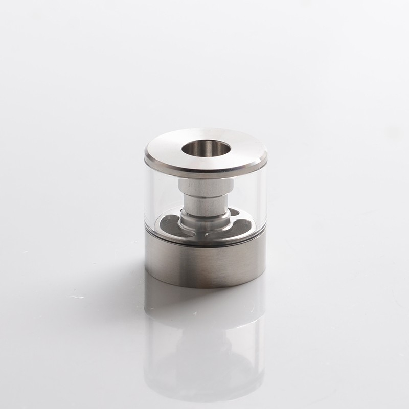 Yftk dvarw mtl fl Facelift 22mm RTA Vape Atomizer Substituição Tubo do tubo do tanque, 3,5 ml, aço inoxidável + vidro