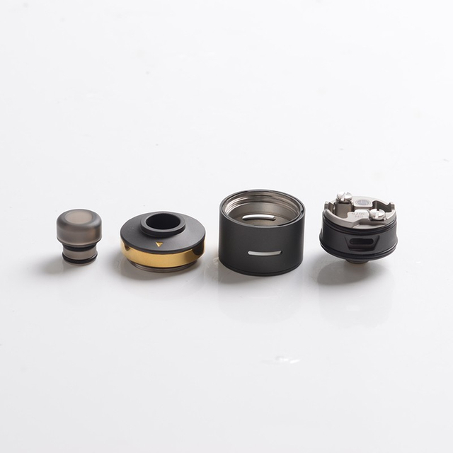 BP Mods Bushido V3 RDA Rebuildable Dripping Atomizer w/ BF Pin, Stainless Steel, 22mm Diameter