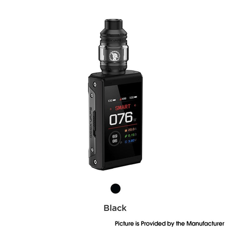 Authentic GeekVape T200 Aegis Touch Vape Box Mod Kit VW 5~200W, 2 x 18650, 5.5ml, 0.15 / 0.4ohm