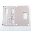 Zero Fuck Given Square Button Front + Back Door Panel Plates for BB / Billet Box Vape Mod Aluminum Alloy (2 PCS)