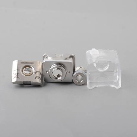 Authentic Ambition Mods Bishop 3 Bishop&sup3; Dotcubed RBA Tank for dotAIO V1 & V2 Pod 316SS + PCTG, 3ml, MTL & RDL