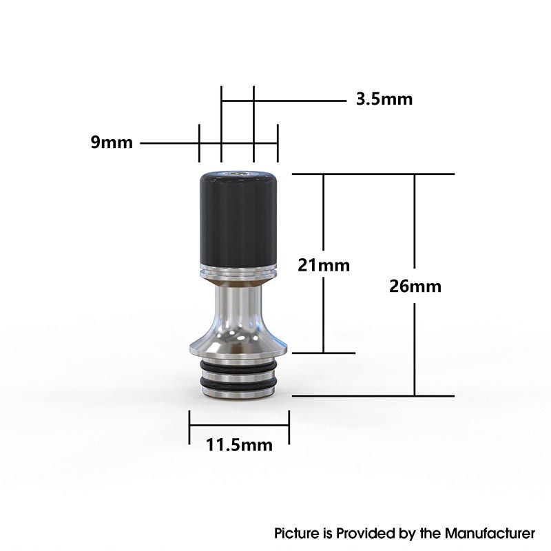 Authentic Auguse V3 510 Drip Tip for RTA / RDA / RDTA Atomizer