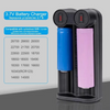 Universal Vape Battery Charger for 18650 21700 26650 18350- Smart Dual Slot 3.7V Fast Charge Station