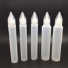 PE Plastic Refillable E-Liquid Bottles Childproof Cap, Vape Juice Storage