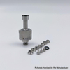 YFTK Monarchy Mobb TC Style RBA Bridge – Billet BB Boro Compatible | 7 Air Pins 1.0-4.0mm Silver
