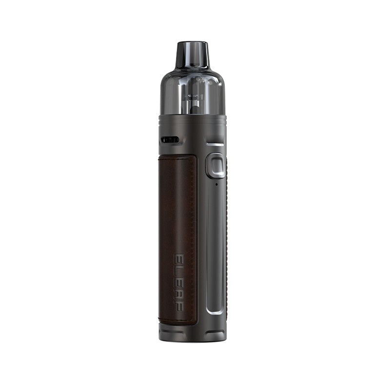 정통 엘프 이솔로 -R-30W-1800mah-pod-system-vape-starter-kit-dark-brown-vw-130w-45ml-pod-cartridge-04ohm-08ohm