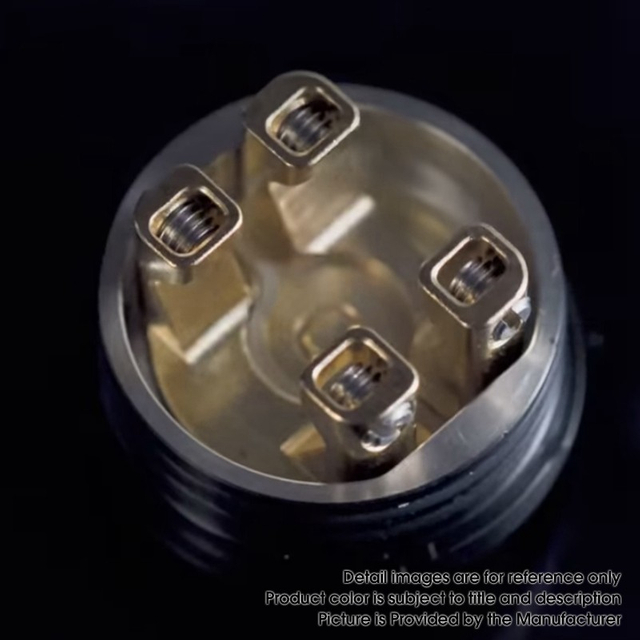 Digiflavor Drop V1.5 RDA Rebuilable Dripping Vape Atomizer w/ BF Pin, Dual Coil Configuration, 24mm Diameter