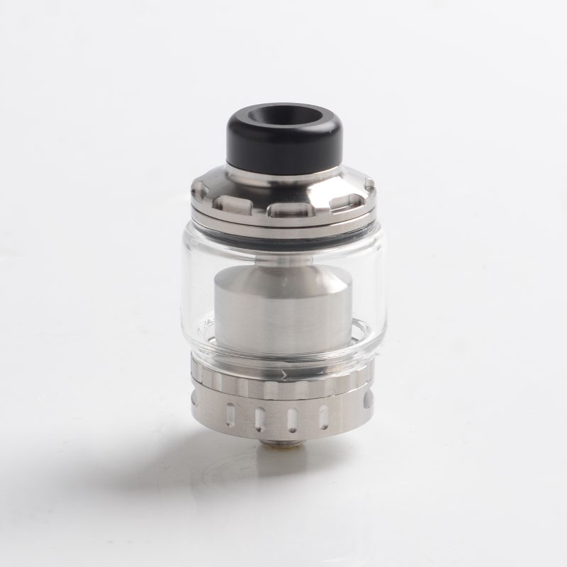 Authing-Gas-Mods-Cyber​​-RTA-Rebuildable-Vape-Atomizer-Silver-and-Side-Inlet-24mm-mmm-mmm-diameter