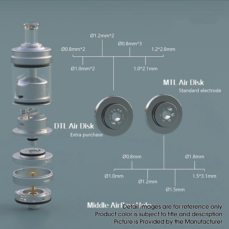AUTUNIC-AUGUSE-MTL-DTL-V2-RTA-REBILILDABILE-TANK-ATomizer-Silver-30ML-SS-Glass-22-diametro (2)