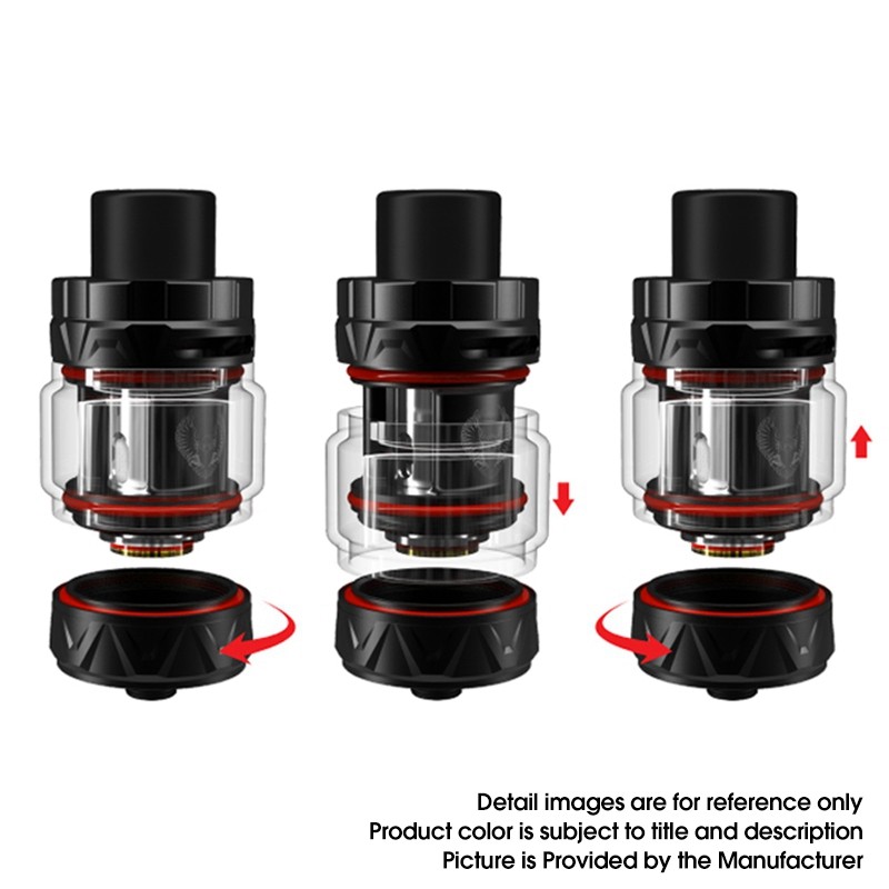 Authentic Horizon Sakerz Sub Ohm Tank Clearomizer Vape Atomizer 5.0ml / 3.5ml, 0.16ohm /0.17ohm, 29.5mm Diameter