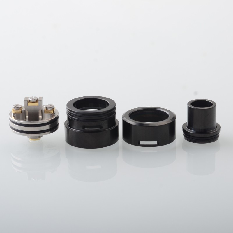 M-Atty Style RDA Rebuildable Dripping Atomizer w/ BF Pin Stainless Steel, 22mm Diameter