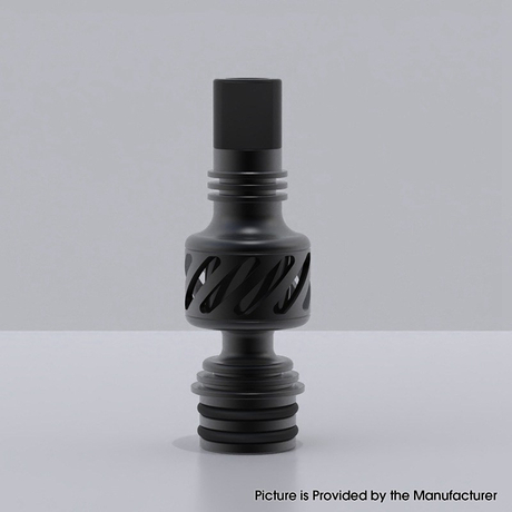 Authentic Auguse Seaman 510 Drip Tip for RDA / RTA / RDTA Vape Atomizer  Stainless Steel + Delin