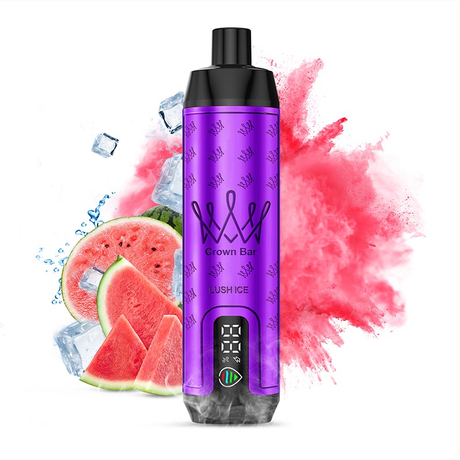 Al Fakher Crown Bar 15000 Puffs Disposable Vape, 15ml E-Liquid, 600mAh USB-C Rechargeable Battery, 5% Nicotine Strength, Multiple Flavors.10 Pack