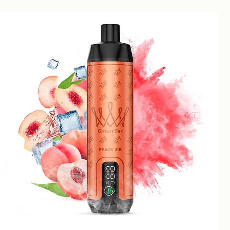 Al Fakher Crown Bar 15000 Puffs Disposable Vape, 15ml E-Liquid, 600mAh USB-C Rechargeable Battery, 5% Nicotine Strength, Multiple Flavors.10 Pack