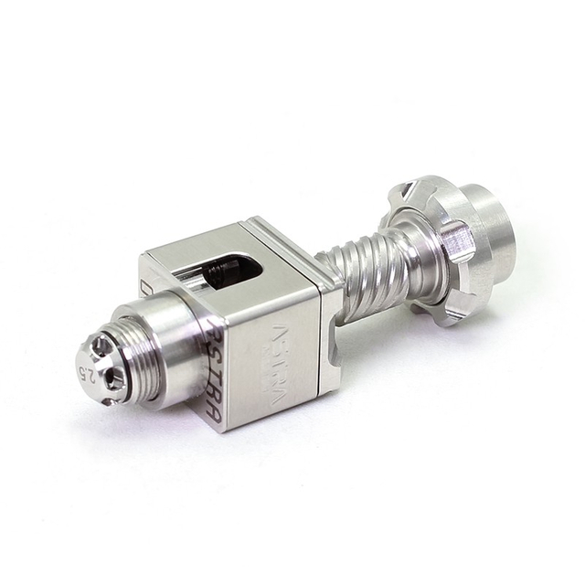 SXK MISSION XV Astra Style RBA Bridge for Billet / Boro Mod - Silver, 316SS, 5 PCS Air Pin 