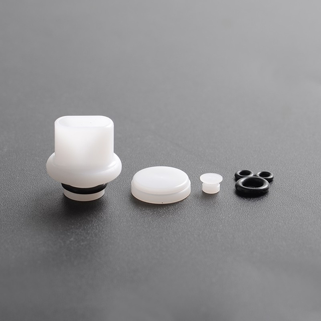 Never Normal Whistle V2 Style 510 Drip Tip + Button + Small Button for dotMod dotAIO Pod, POM