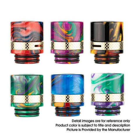 Authentic Reewape RS330 810 Drip Tip W/ Air Regulating Ring for RBA / RTA / RDA