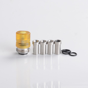 Mission Tips Whistle V2 Style Drip Tip W/ Airflow Bores for BB / Billet Box Mod Kit POM 4.6 /4.5 /3.5 /2.5 /1.5mm