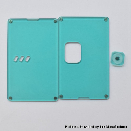 Authentic MK MODS Front + Back Cover Panel Plate w/ Button for Vandy Vape Pulse AIO Mini Kit Square Button Hole