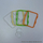 Gasket silikon baru diatur untuk tangki boro 4 pcs persegi + 2 pcs cincin penyegelan bulat