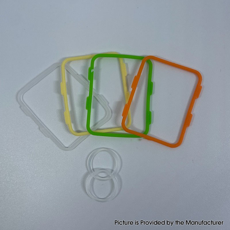 Gasket silikon baru diatur untuk tangki boro 4 pcs persegi + 2 pcs cincin penyegelan bulat