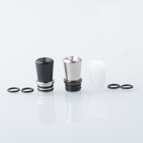 VWM 510 Drip Tip Set Stainless Steel + POM (2 PCS)