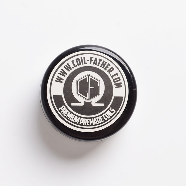 Coil Authentic Father Premium Premade Twisted Clapton Coils Untuk RBA /RDA /RTA /RDTA - 28ga x 2 + 32ga, 0.45ohm, 6 Wraps (10 PCS)