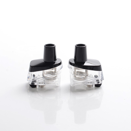 Authentic Vaporesso Target PM80 SE Mod Pod System Vape Kit Replacement Empty Pod Cartridge - Black + Transparent, 4.0ml (2 PCS)
