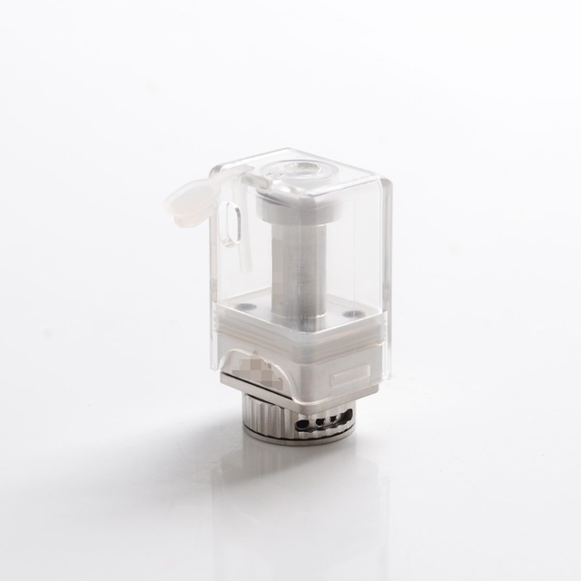DOTSHELL Style Replacement Tank RBA w/ 3 MTL Pin for dotAIO Portable AIO Pod System Vape Kit - PCTG, 1.0mm + 1.2mm + 1.5mm