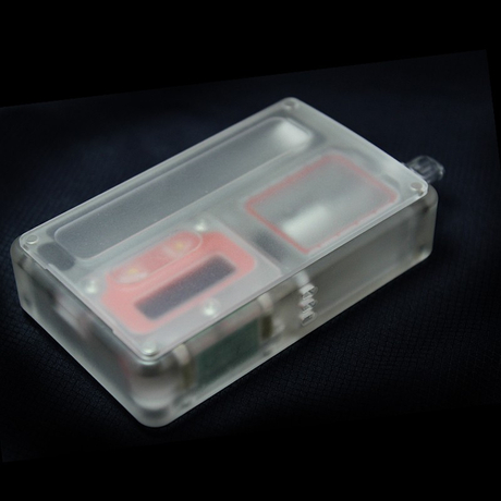 SXK BB Style 70W All-in-One VW TC Varialbe Box Mod Kit w/ USB Port - Transparent Acrylic, 1~70W, 1 x 18650