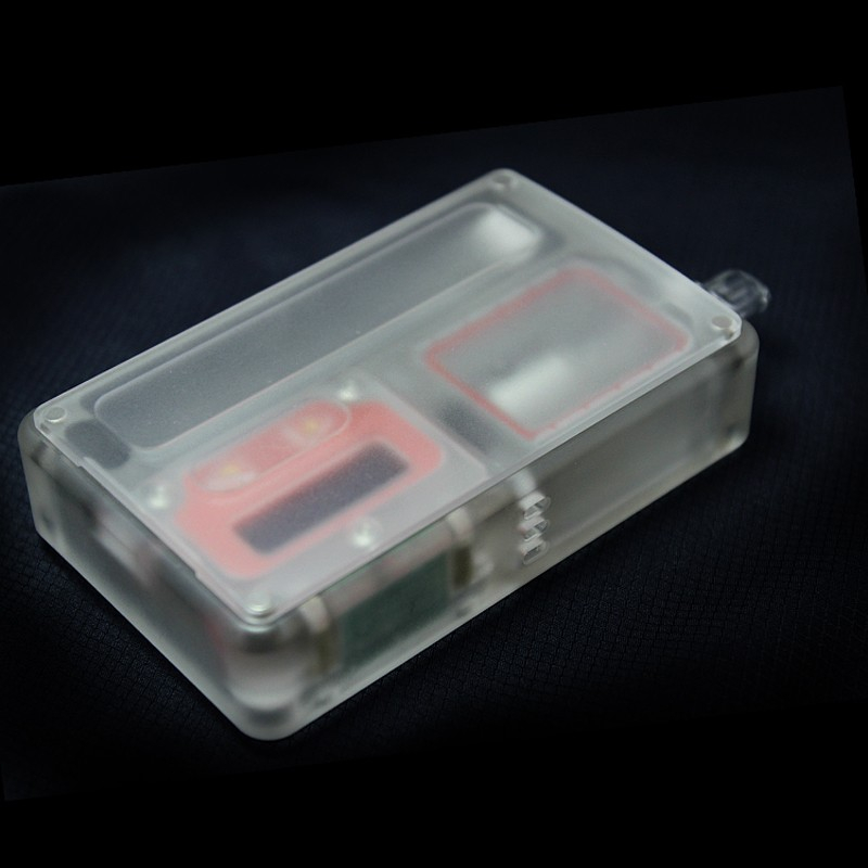 SXK BB Style 70W All-in-One VW TC Varialbe Box Mod Kit w/ USB Port - Transparent Acrylic, 1~70W, 1 x 18650