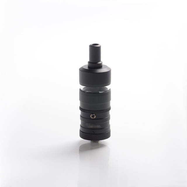 SXK flash e -vapor v4.5s + estilo RTA tanque reconstruível Vape Atomizador - preto, 316 aço inoxidável + vidro, 4,5 ml, 23mm de diâmetro de 23 mm