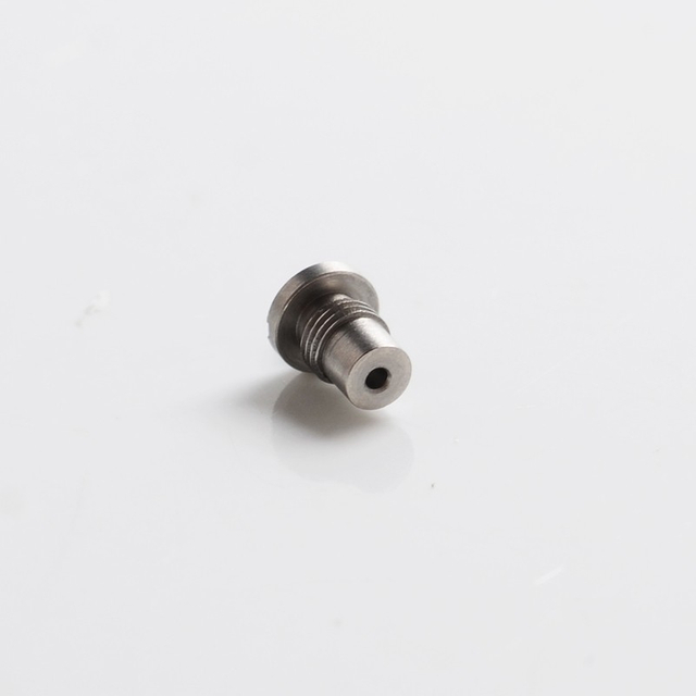 SXK Substituição BOHRUNG FLUGO DE ARSERIÇÃO PARA PARA PARA PARA FLASH E -VAPOR V4.5/V4.5S+ RTA - Silver, Airhole de 0,8 mm, 5,12 x 3,92 mm (1 pc)