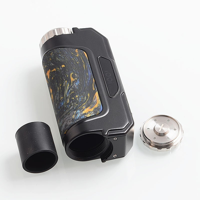 IOOI Authentic I007 117W TC VW Variabel Watt Box Mod - Hitam, SS + Resin, 5 ~ 117W, 1 x 18650 /20700 /21700