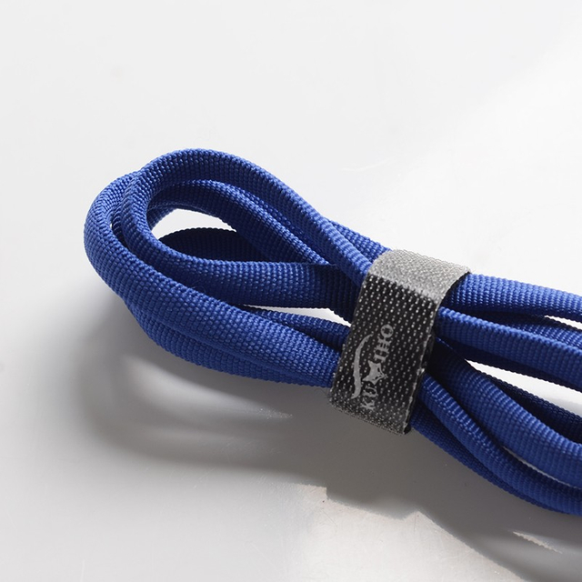 Kabel sinkronisasi pengisian daya cepat kumiho k2 zn -alloy yang otentik untuk iPhone 7 /8 / xs / xr / 11 - biru (100cm)