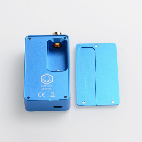 Authentic Ohm Vape AIO 42W Box Mod Pod System Starter Kit - Red, 1 x 18650