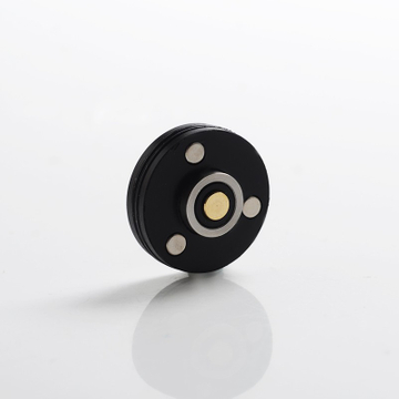510 Thread Adapter Connector for Voopoo Drag S / Drag X Pod System Vape Kit  - Black, Stainless Steel + POM
