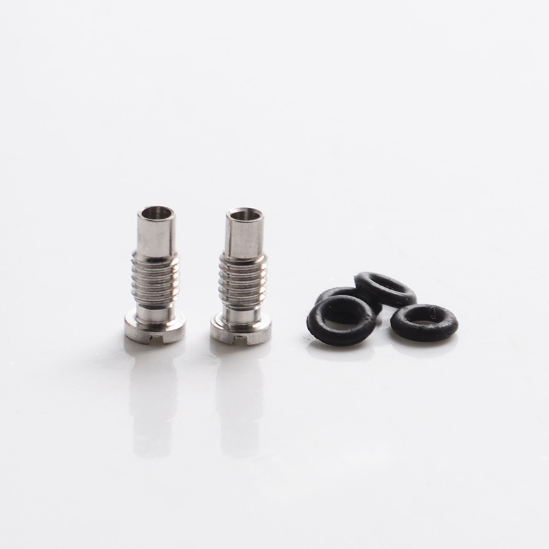 Authentic Auguse Era MTL RTA Replacement Extended Side Airflow Inserts Pins - Stainless Steel, 1.8mm Inner Diameter (2 PCS)