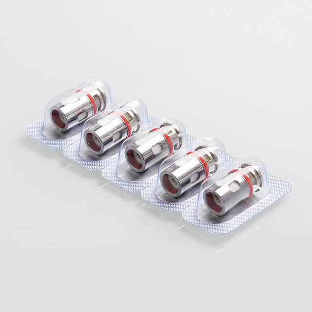 authentic voopoo pnpvm1 dl single mesh coil head for voopoo vinci vinci r vinci x pod kit silver 03ohm 3240w 5pcs 