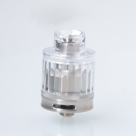 Authentic Wotofo Gear V2 RTA Rebuildable Tank Vape Atomizer 3.5ml, Stainless Steel + PCTG, 24mm Diameter