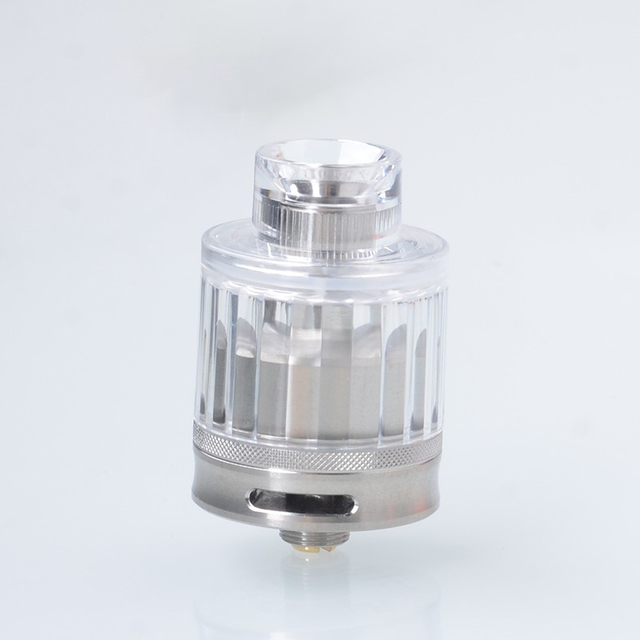 Authentic Wotofo Gear V2 RTA Rebuildable Tank Vape Atomizer 3.5ml, Stainless Steel + PCTG, 24mm Diameter