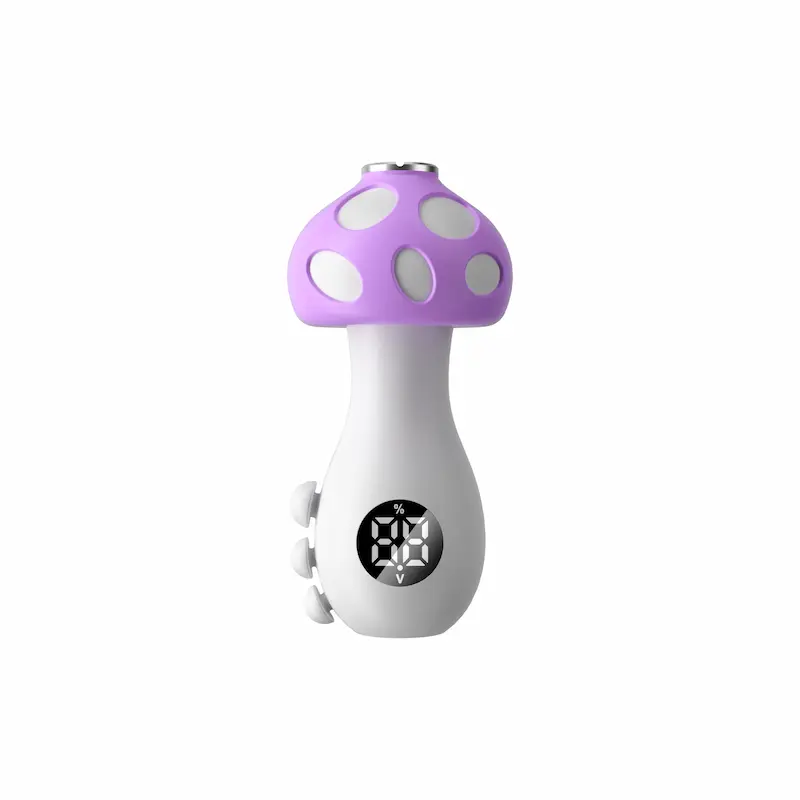 Extrato cogumelo 510 thread Vape bateria - 550mAh, tensão variável, carregamento rápido USB -C