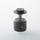 Empire V Style RTA Rebuildable Tank Atomizer – Knurling Surface / Blank Surface, Silver / Black, 23mm Diameter